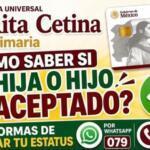 Beca Rita Cetina: cómo saber por WhatsApp si tu hijo quedó aceptado (paso a paso)